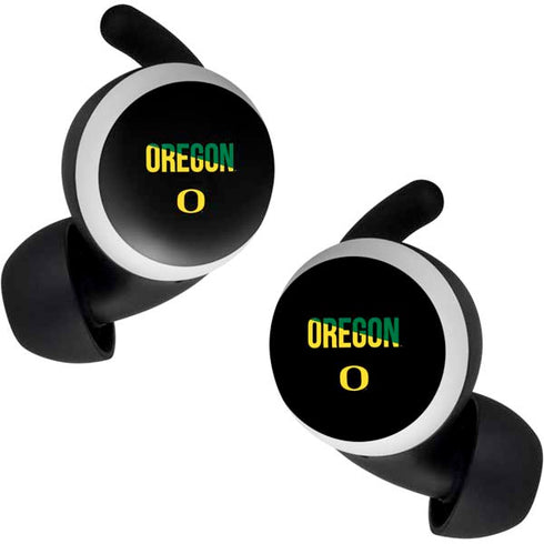University of Oregon Split on Black Google Pixel Buds Skin